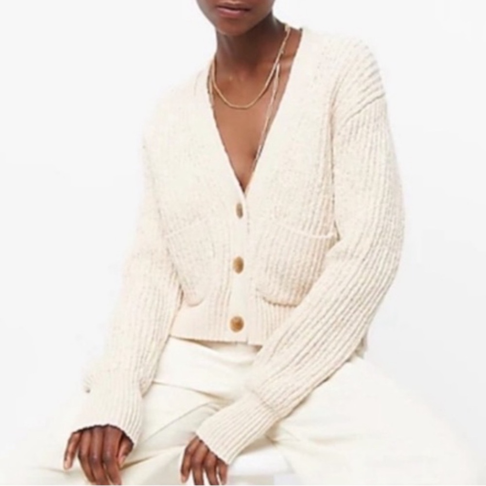 J.CREW Chunky Knit Beach Cardigan
